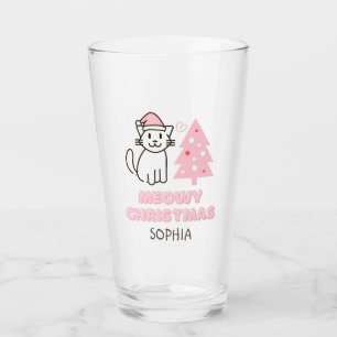 Gato lindo en Santa Hat&Tree Meowy Navidades Paste