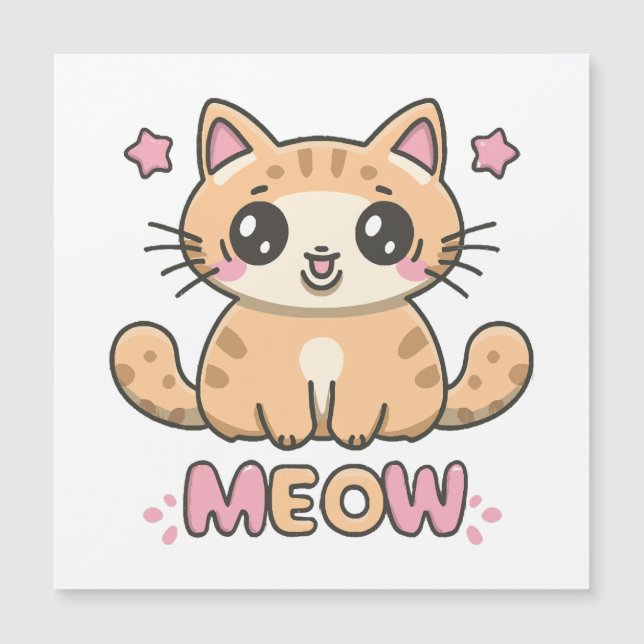 gato lindo maúlla (Anverso)