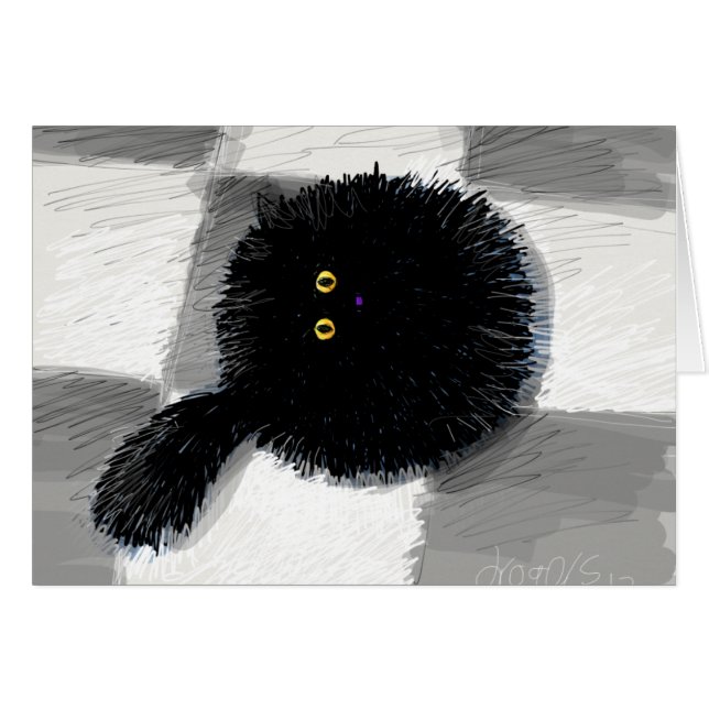 gato mirando (Anverso (Horizontal))