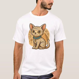 Gato Momia Adorable � Camiseta Oversize Arte del A