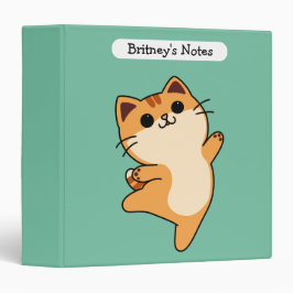 Gato naranja de dibujos animados bailando, persona