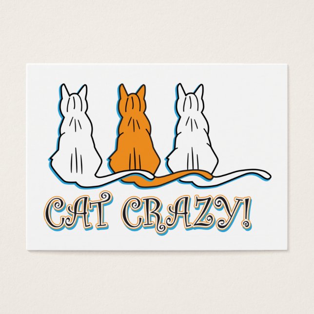 Gato Naranja loco Tabby Gats (Frente)