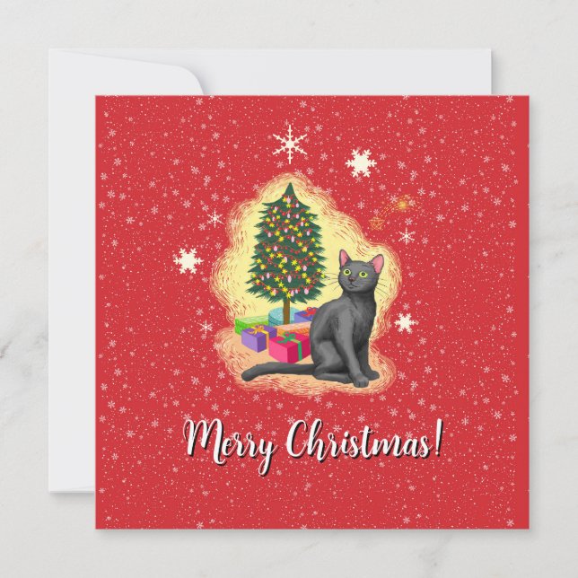 Gato navideño (Anverso)