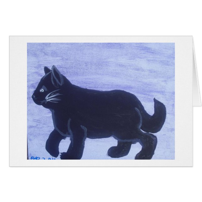 Gato negro (Anverso (Horizontal))