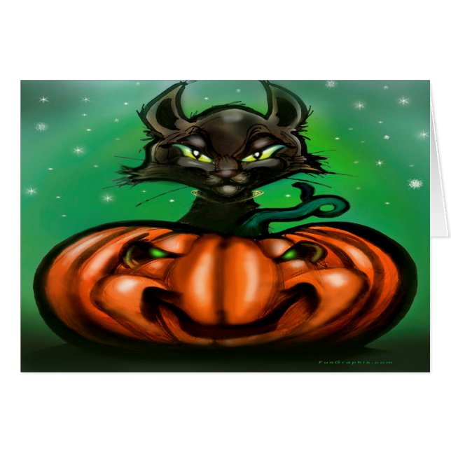 Gato negro (Anverso (Horizontal))