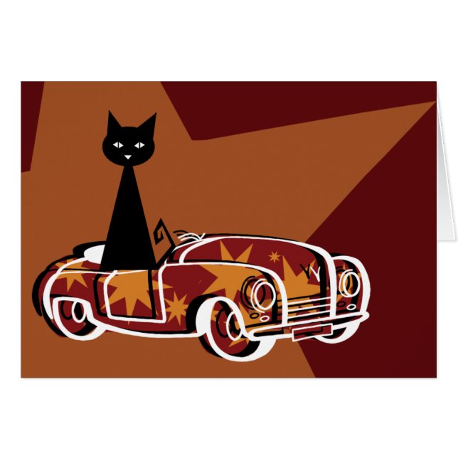Gato negro (Anverso (Horizontal))