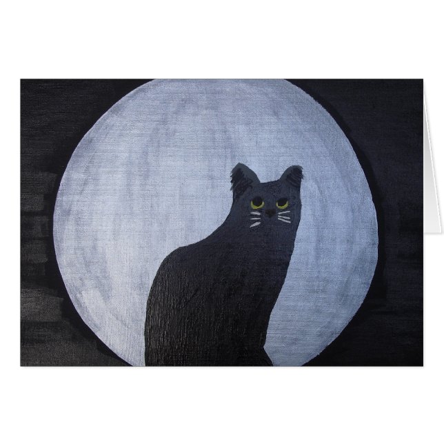 Gato negro (Anverso (Horizontal))