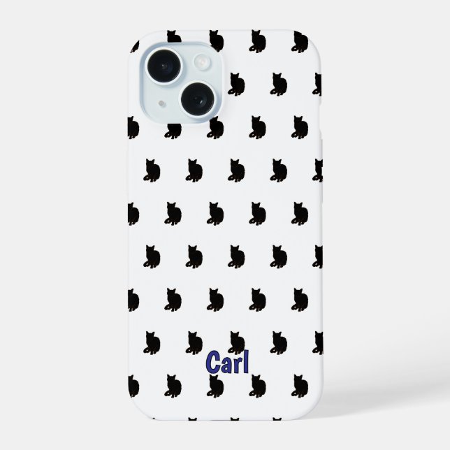 Gato negro (blanco) (Reverso )