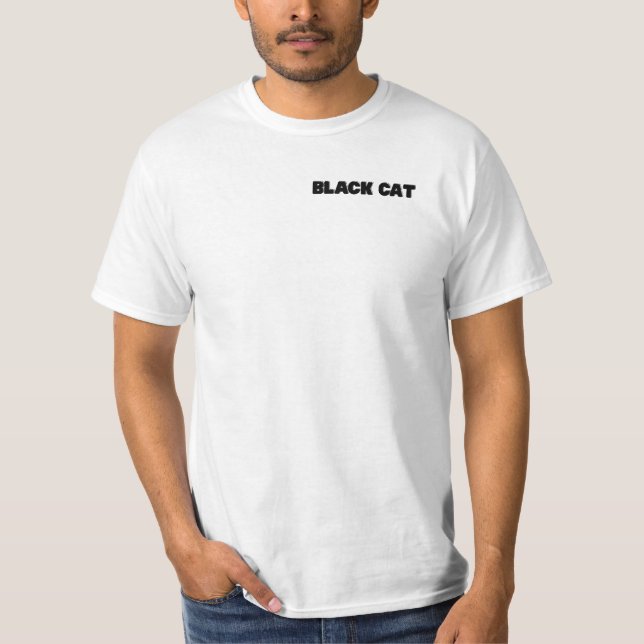 Gato Negro – Camiseta divertida y orgullosamente s (Anverso)