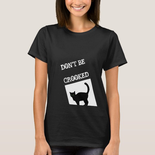 Gato negro cita camiseta de mujeres negras torcida (Anverso)