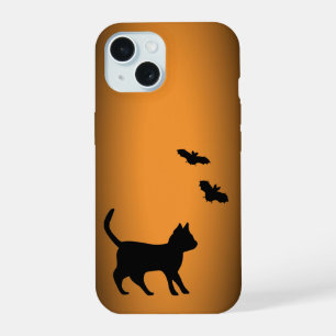 Gato negro con bata