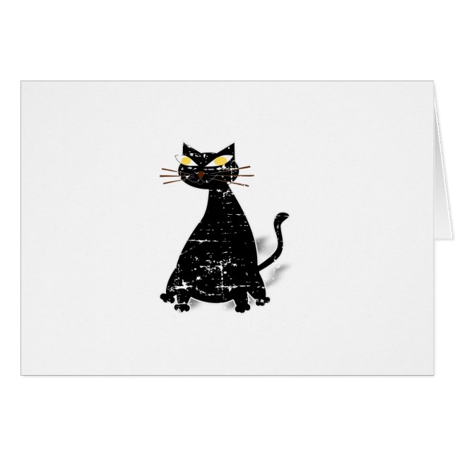 Gato negro de grasa con problemas (Anverso (Horizontal))