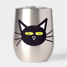 Gato negro de Halloween