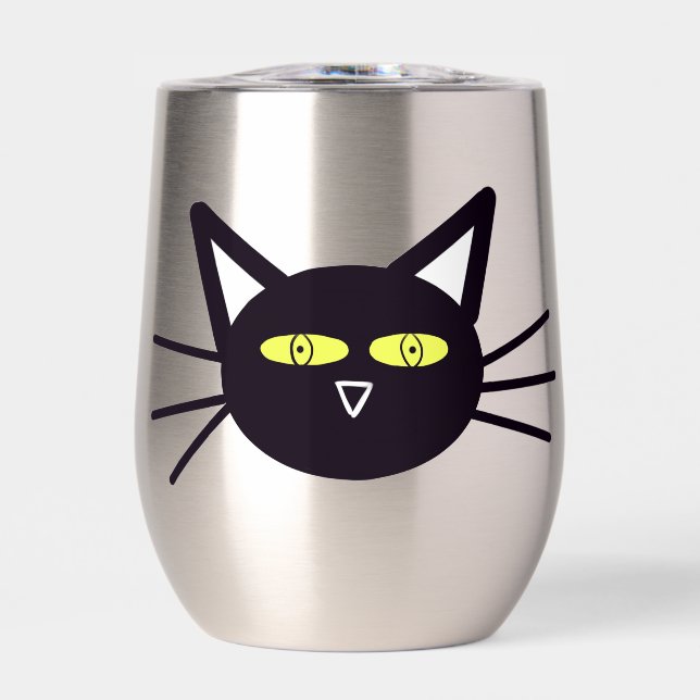 Gato negro de Halloween (Frente)