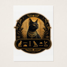 Gato negro del antiguo Egipto Bastet Jeroglíficos 