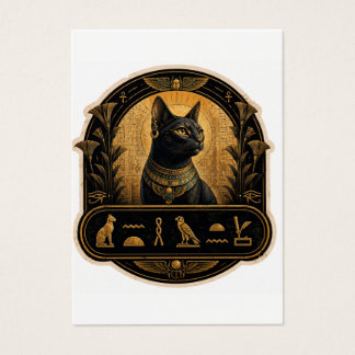 Gato negro del antiguo Egipto Bastet Jeroglíficos