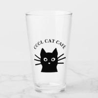 Gato negro fresco personalizado