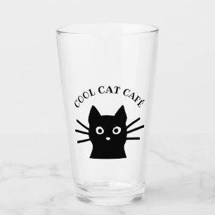 Gato negro fresco personalizado