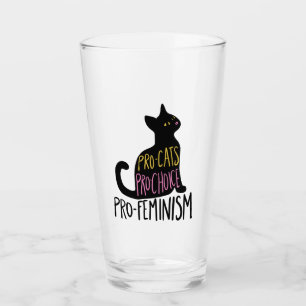 Gato negro pro-elección pro-feminismo pro-gatos