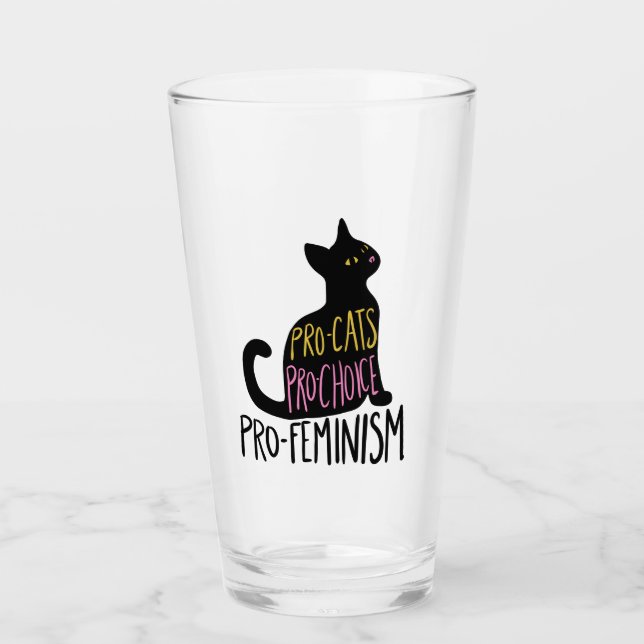Gato negro pro-elección pro-feminismo pro-gatos (Anverso)
