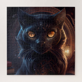 Gato negro rompecabezas