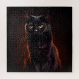 Gato negro rompecabezas