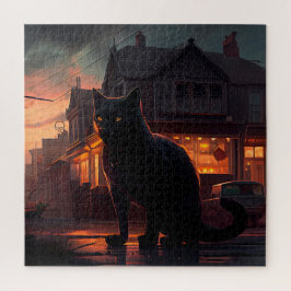 Gato negro rompecabezas