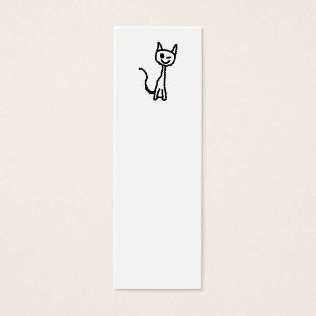 Gato negro, Winking. (Frente)
