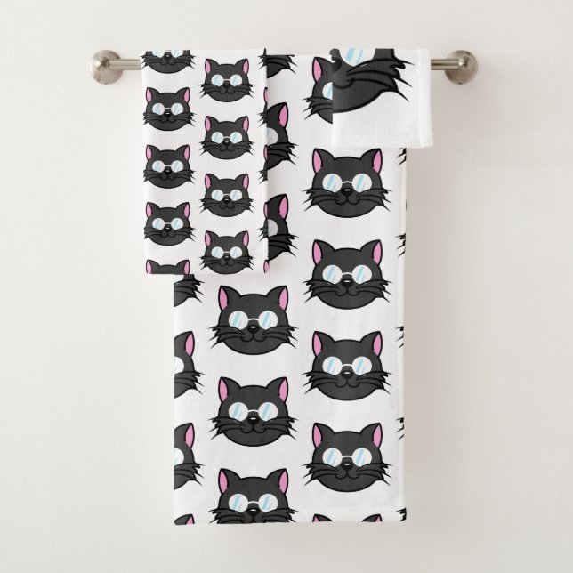 Gato oscuro Gato negro Gato Gris vestido con lente (In situ)