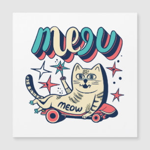 Gato Patinando Miau