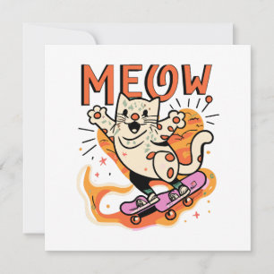 Gato Patinando Miau
