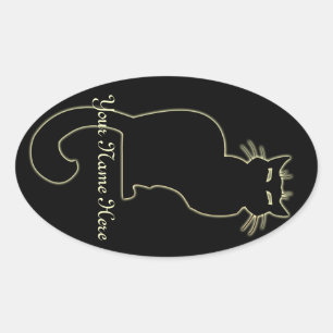 Gato Pegatinas Gato Pegatinas Gato Personalizados