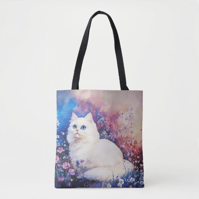 Gato persa - Bolsa Tote (Anverso)
