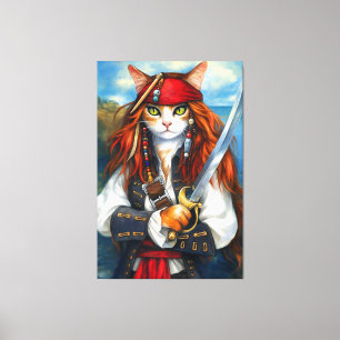 Gato pirata   Arte de carácter fantasía