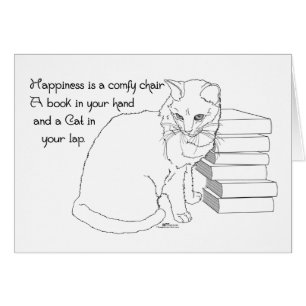 Gato Precioso con Libros