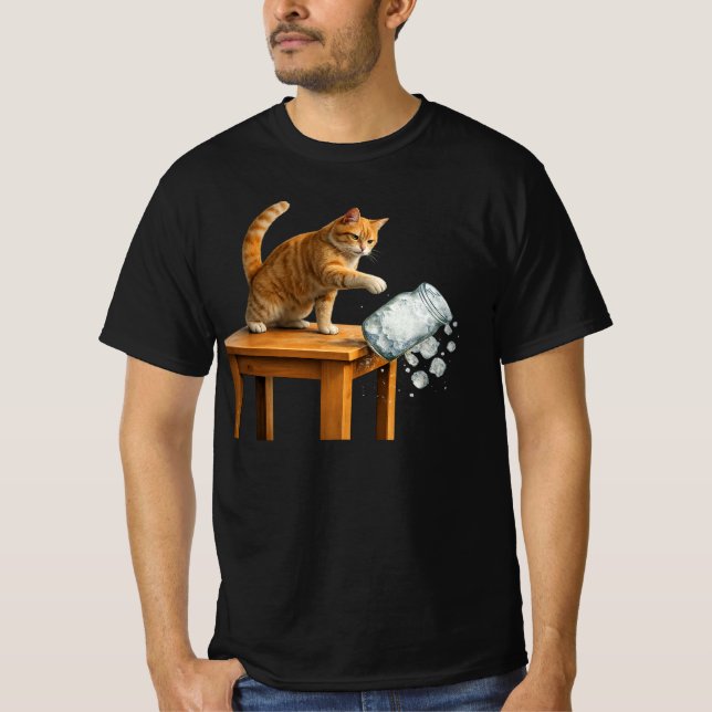 Gato Pro Inmigración , Abolir Camiseta ICE , ching (Anverso)