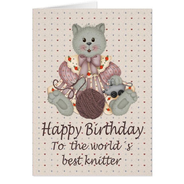 Gato que hace punto (Frente)