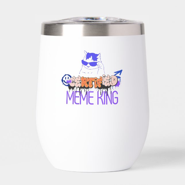 Gato Rey del Meme Certificado (Frente)