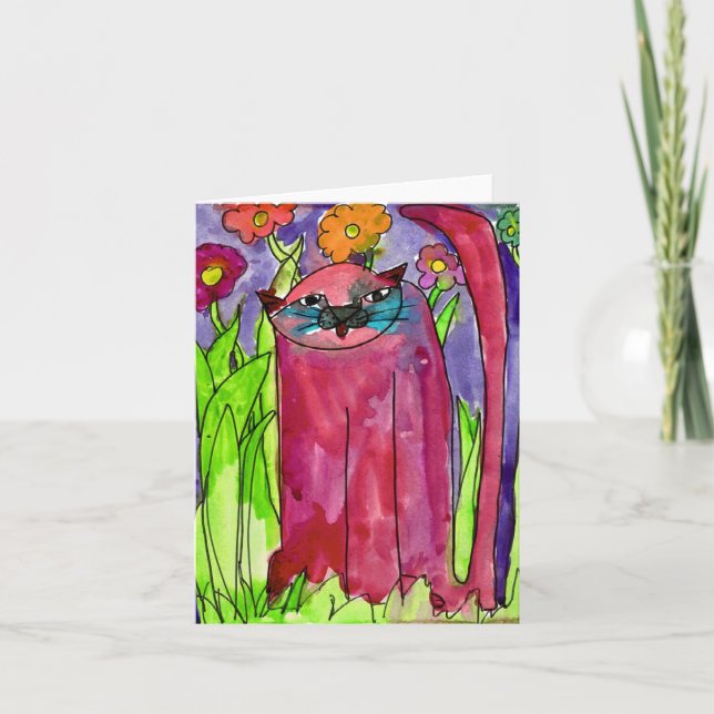 Gato rojo • Bianca Saad, envejece 8 - tarjeta (Anverso)