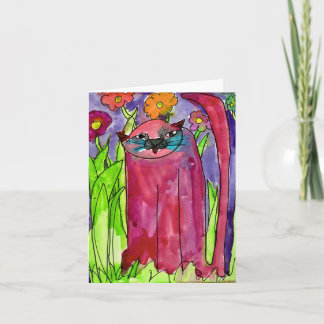 Gato rojo • Bianca Saad, envejece 8 - tarjeta