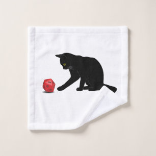 Gato Rolling Dice RPG Rol Jugando Juegos Gaming Lo