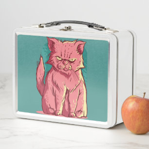 Gato Rosa Divertido