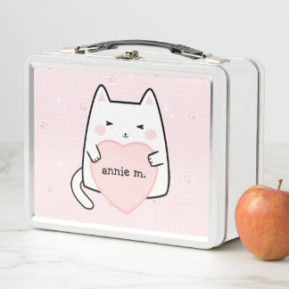 Gato rosa dulce pastel Kawaii Sparkle Kitty