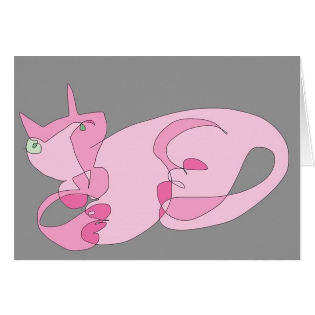 Gato rosado (Anverso (Horizontal))
