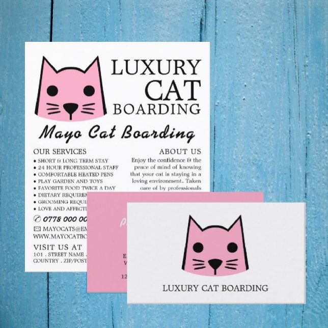 Gato rosado, abordaje para gatos, publicidad de ca (Subido por el creador)