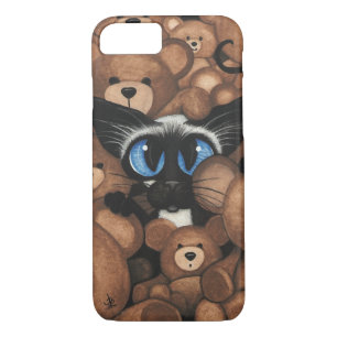Gato siamés de BiHrLe iPhone 7 funda