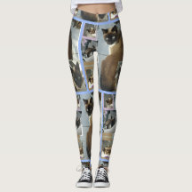 Gato siamés Legging