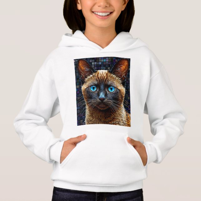 Gato siamés lindo (Anverso)
