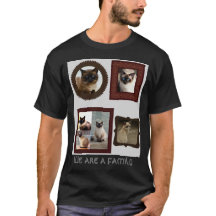 Gato Siamés Lover Camiseta Somos Una Familia