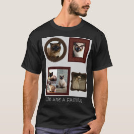 Gato Siamés Lover Camiseta Somos Una Familia